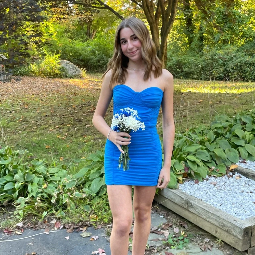 Size Small Blue Homecoming Special Event Athina Dress - Picture 4 of 7
